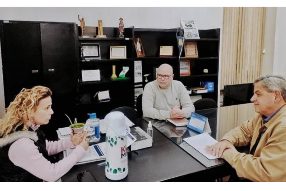 Reunião com prefeita de Santana do Livramento