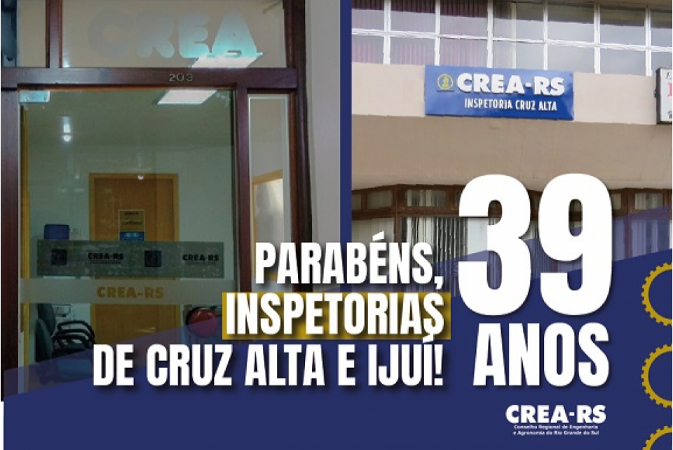 Inspetorias de Cruz Alta e de Ijuí completam 39 anos