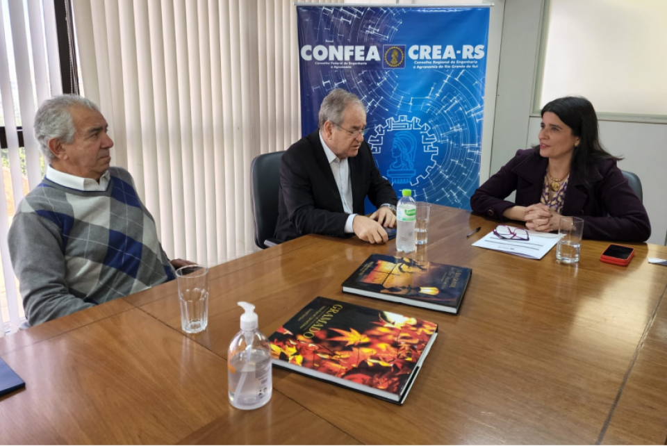 CREA-RS recebe presidente da Câmara de Porto Alegre