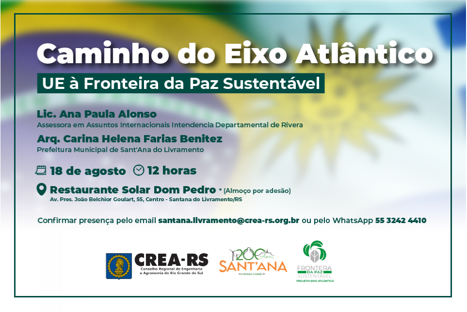 Fronteira da Paz Sustentável integra programa de interiorização do CREA-RS