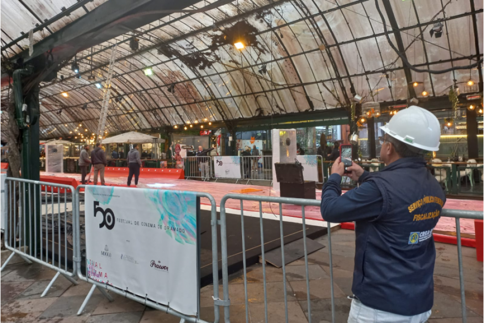Festival de Cinema de Gramado recebe fiscalização do CREA-RS