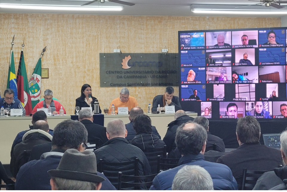 Plenária do CREA-RS finaliza o Programa de Interiorização em Santana do Livramento