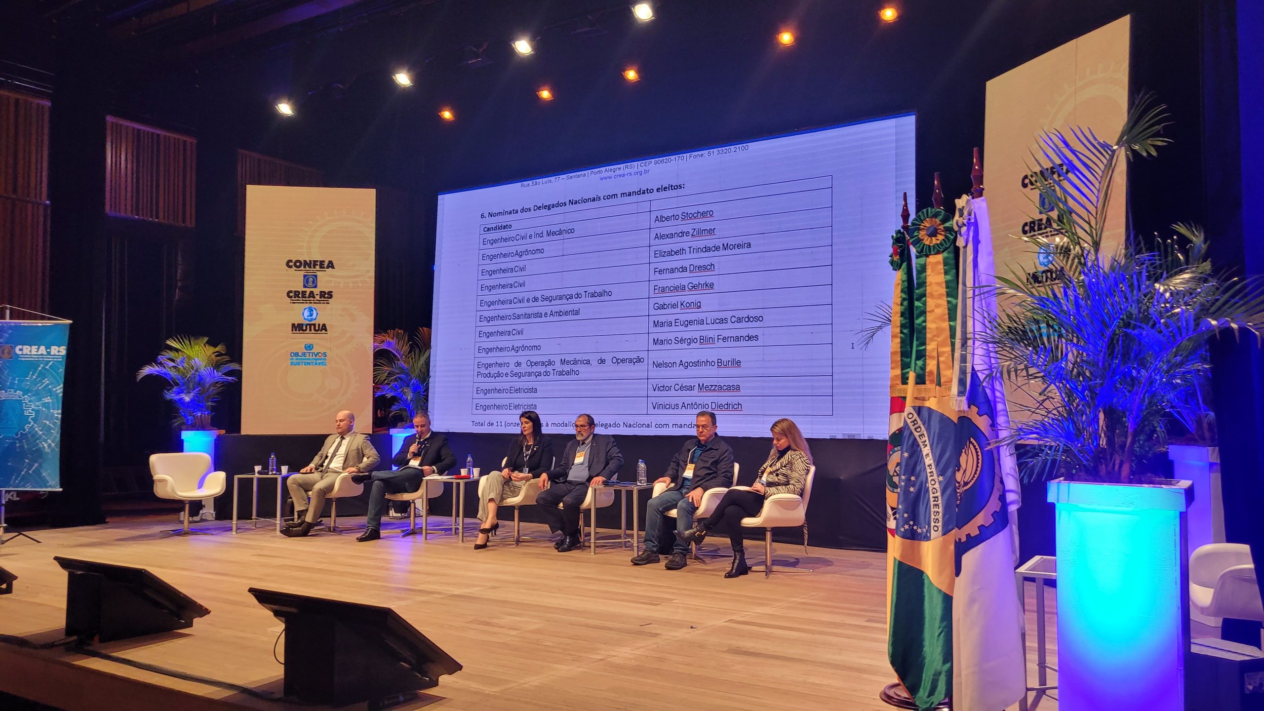 O 1º vice-presidente, Eng. Mec. Marco Aurélio Caminha Junior, apresentou o resultado final