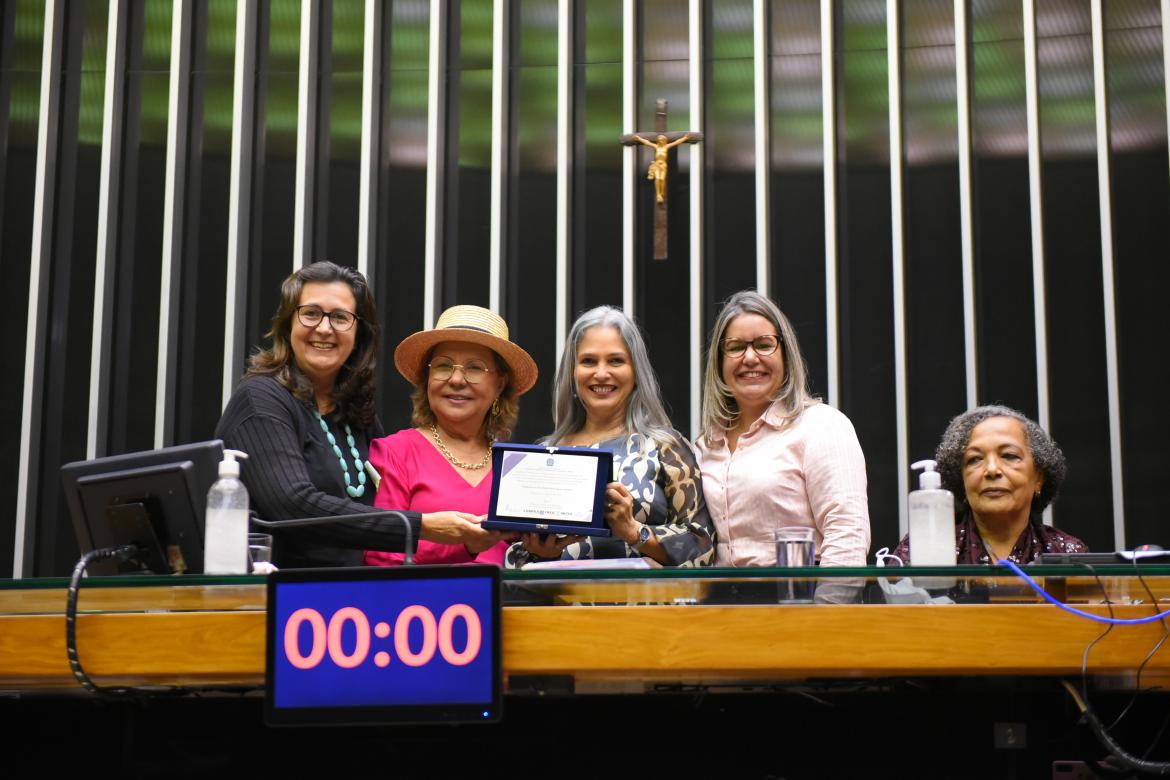 Engenheira civil Nelia Callado recebe homenagem