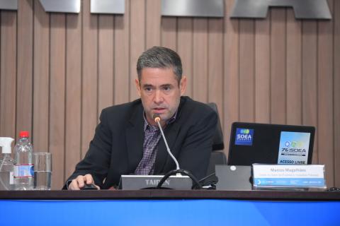 Chefe do Setor de Relações Públicas do Confea, Marcos Magalhães