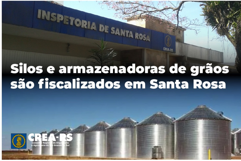 Projeto estadual de fiscalização em silos ocorre em Santa Rosa