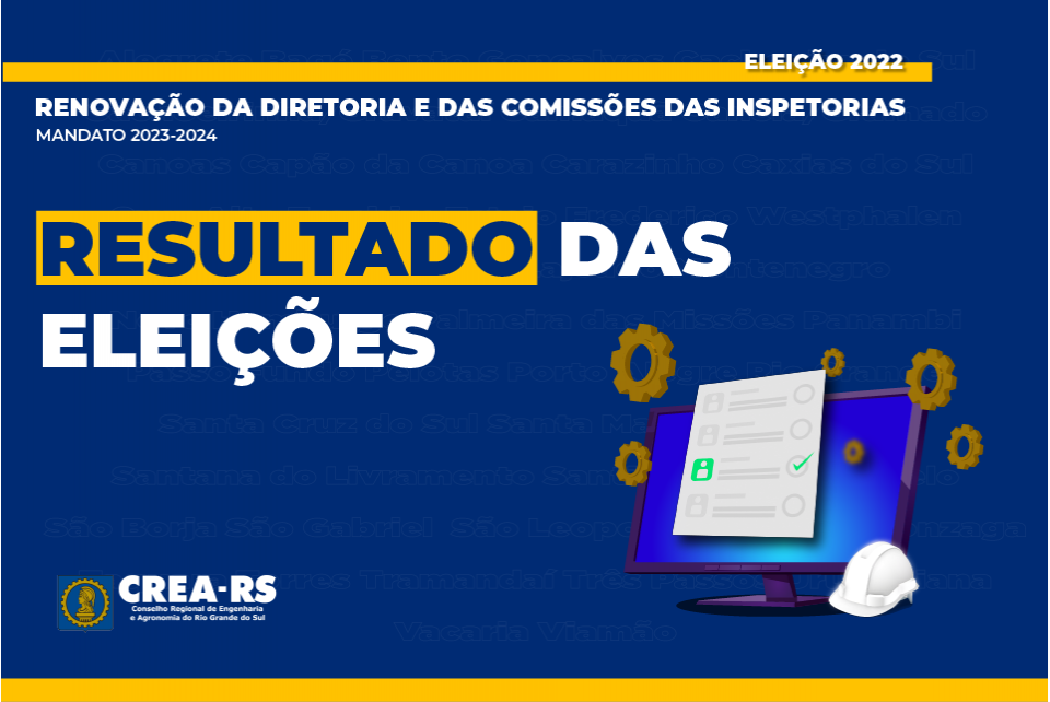 CREA-RS divulga resultados das eleições das Inspetorias