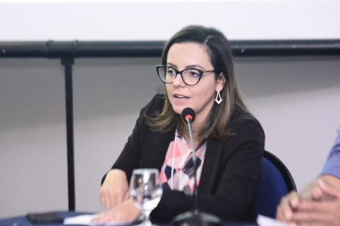 Secretária do eixo temático Infraestrutura, eng. amb. Wanessa Rocha