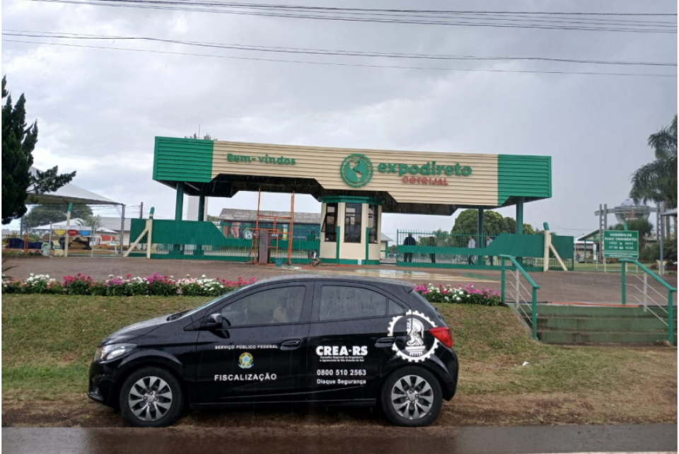 Expodireto recebe fiscalização do CREA-RS e terá programação especial aos profissionais