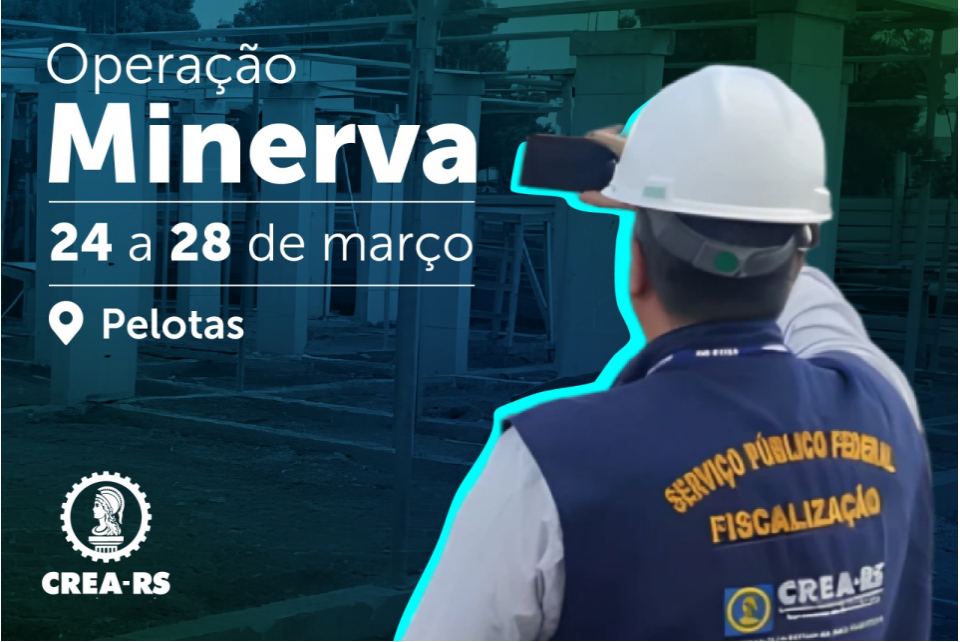 Pelotas receberá Operação Minerva do CREA-RS