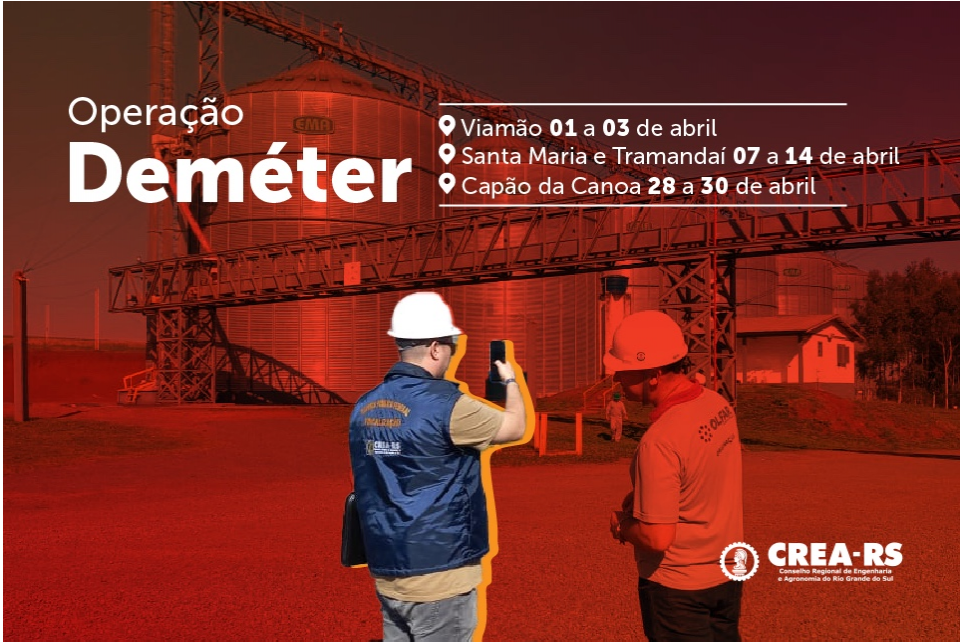 Três regiões do estado serão foco da Operação Demeter no mês de abril