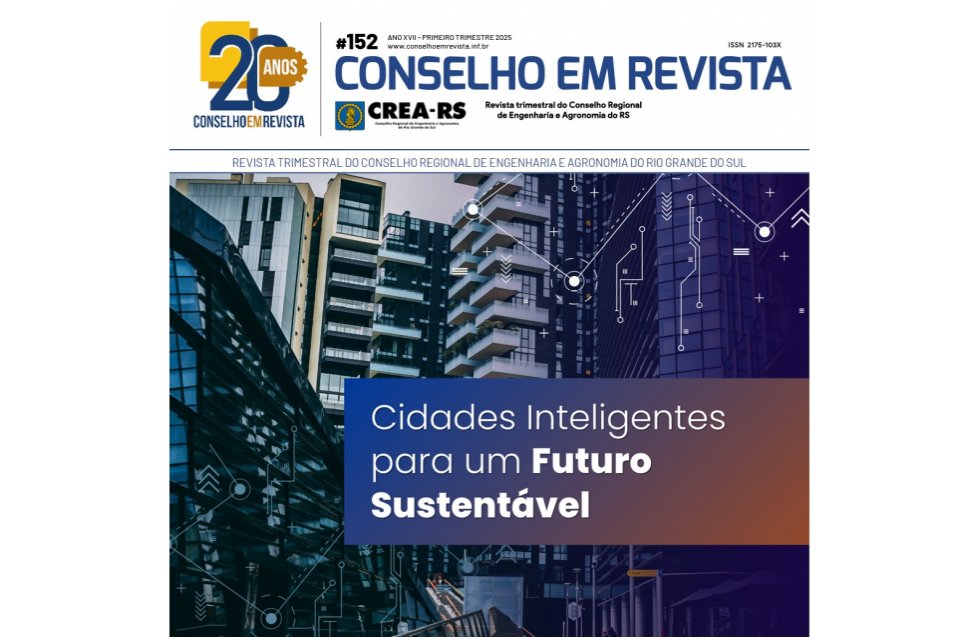 Cidades Inteligentes é a capa da Conselho em Revista