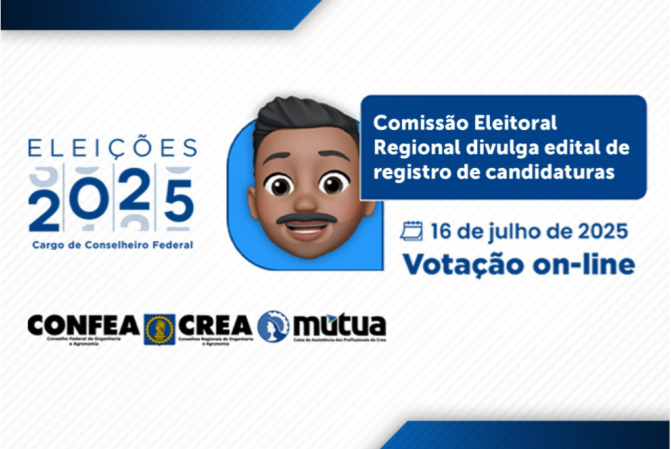 Comissão Eleitoral Regional (CER-RS) divulga edital de registro de candidaturas