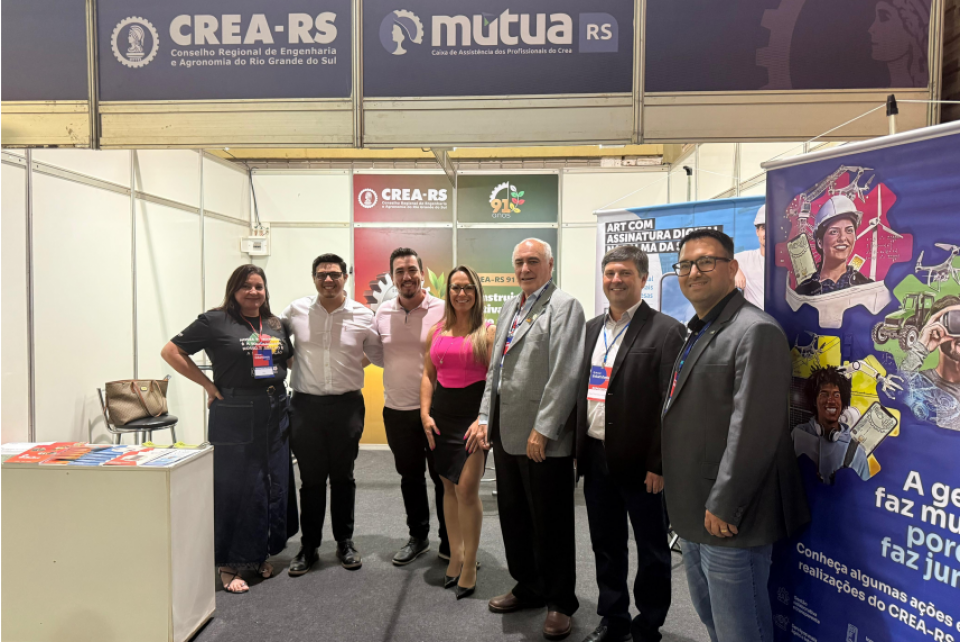 CREA-RS presente na Indumóveis em Santa Rosa