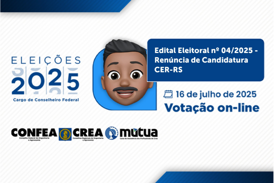 CER-RS torna público solicitação de renúncia de candidatura