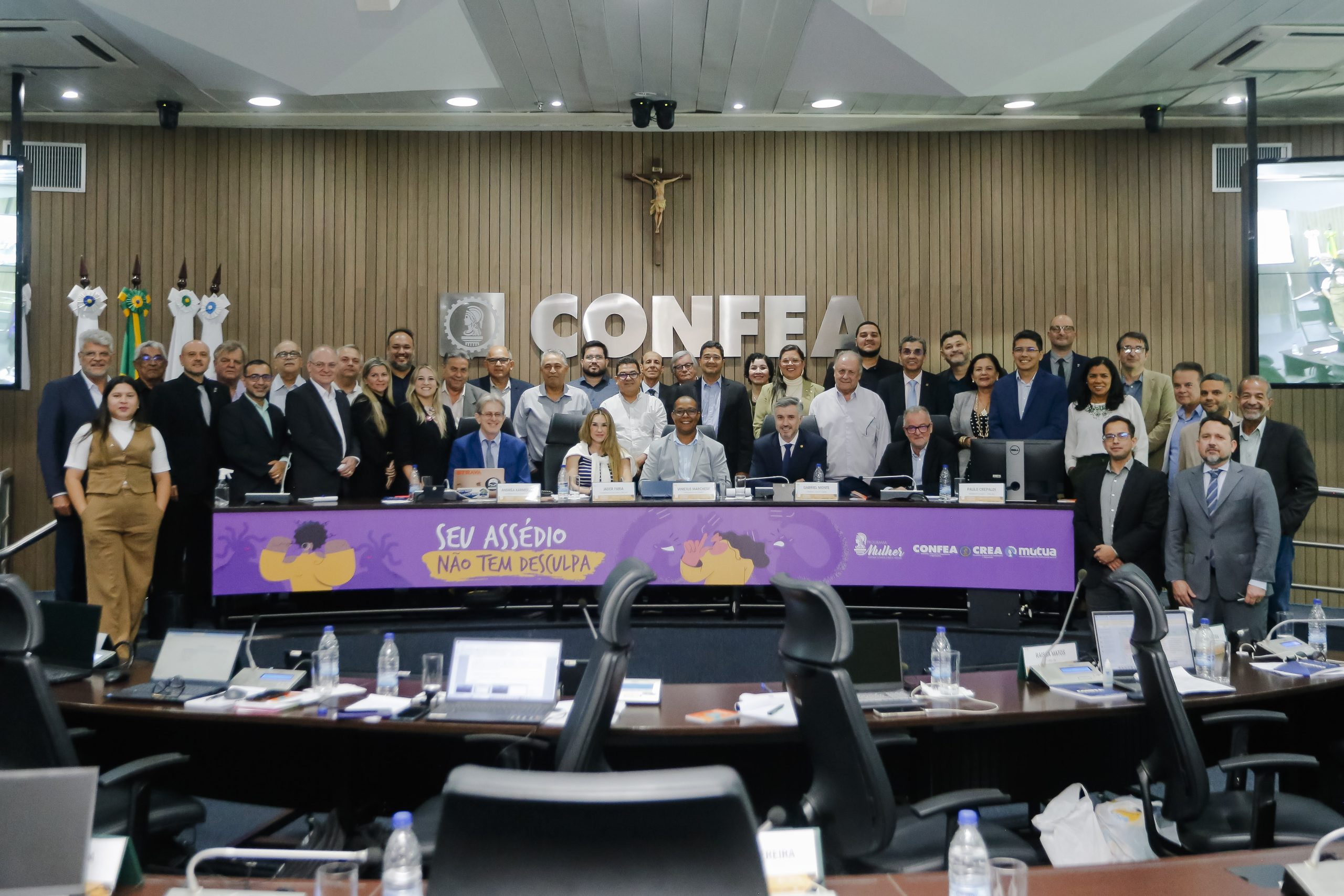 Participação dos profissionais da Elétrica no plenário do Confea