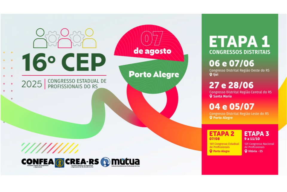 Congressos Nacional, Estadual e Distritais mobilizam profissionais em 2025 com a ajuda da Mútua-RS