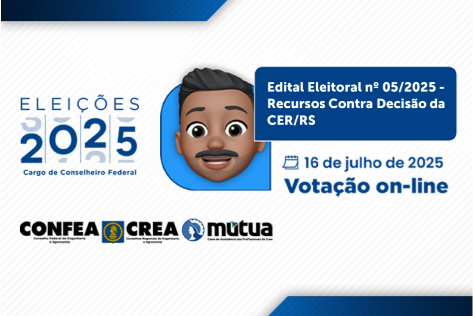 CER/RS torna público Edital Eleitoral 05/2025