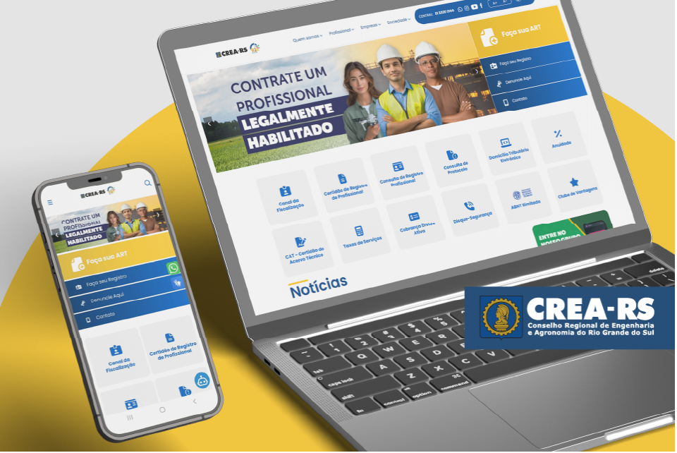 Vem aí o novo site do CREA-RS
