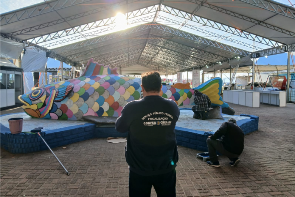 33° Festa do Peixe de Tramandaí recebe fiscalização do CREA-RS