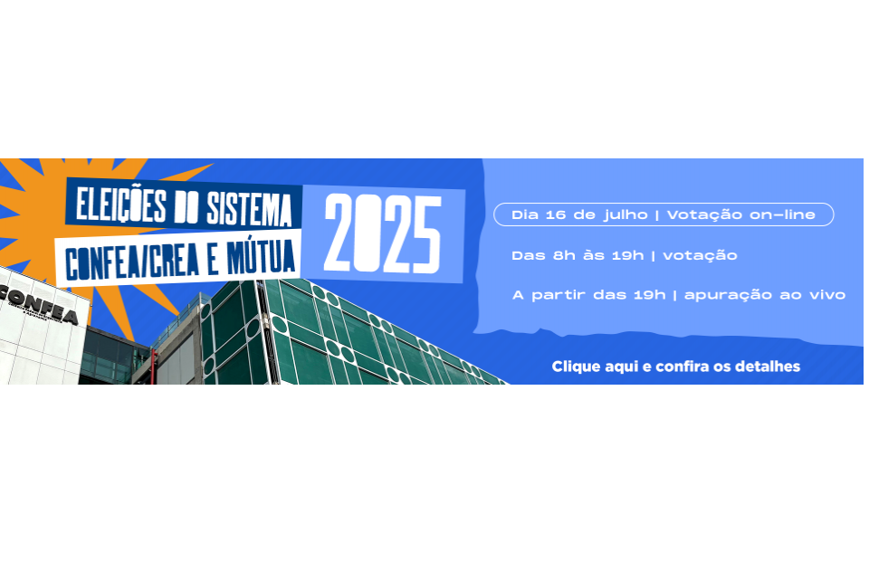 Eleições Confea 2025: votação on-line acontece neste 16 de julho