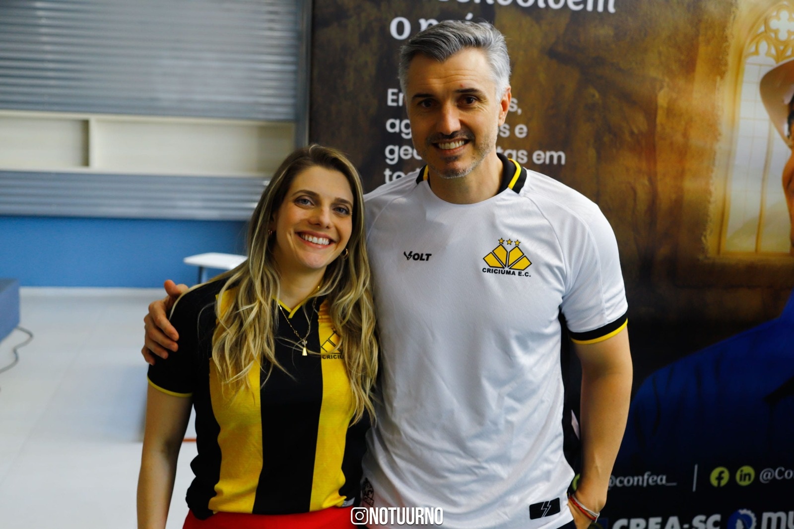 Presidente Vinicius Marchese vestiu a camisa da inovação, acompanhando o evento em Criciúma