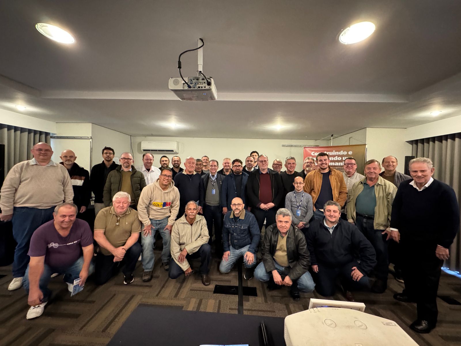 Conselheiros e coordenadores das Câmaras Especializadas de Engenharia Mecânica e Metalúrgica dos Creas do Rio Grande do Sul, Santa Catarina e Paraná