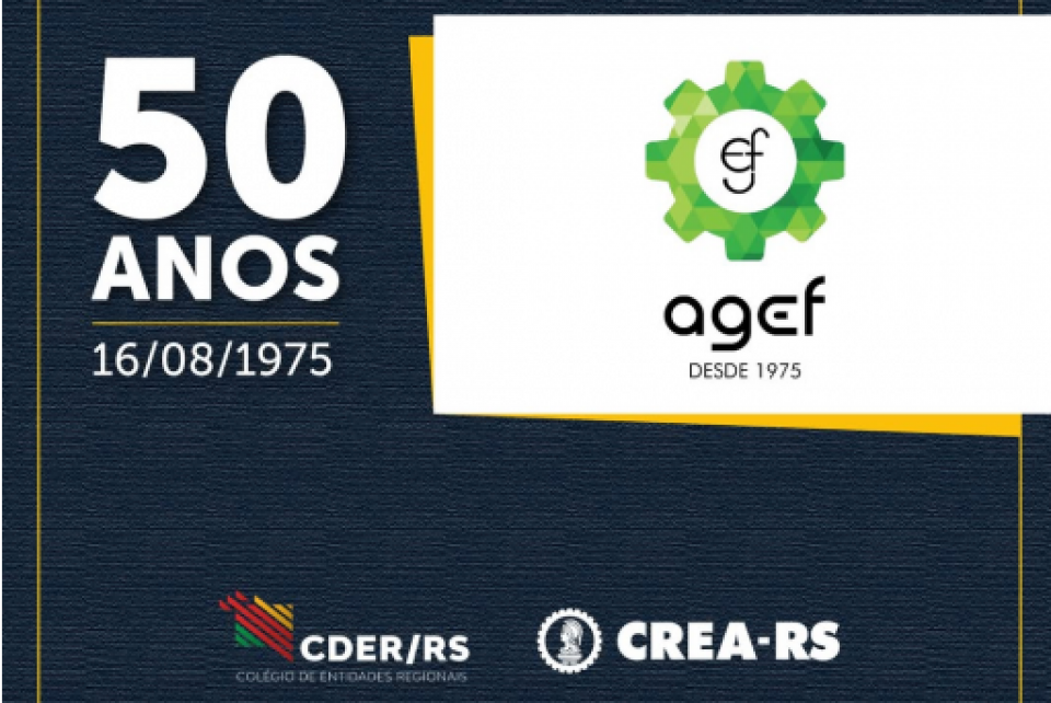 AGEF comemora 50 anos