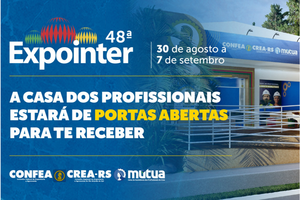 CREA-RS traz programação especial à Casa do Profissional na Expointer