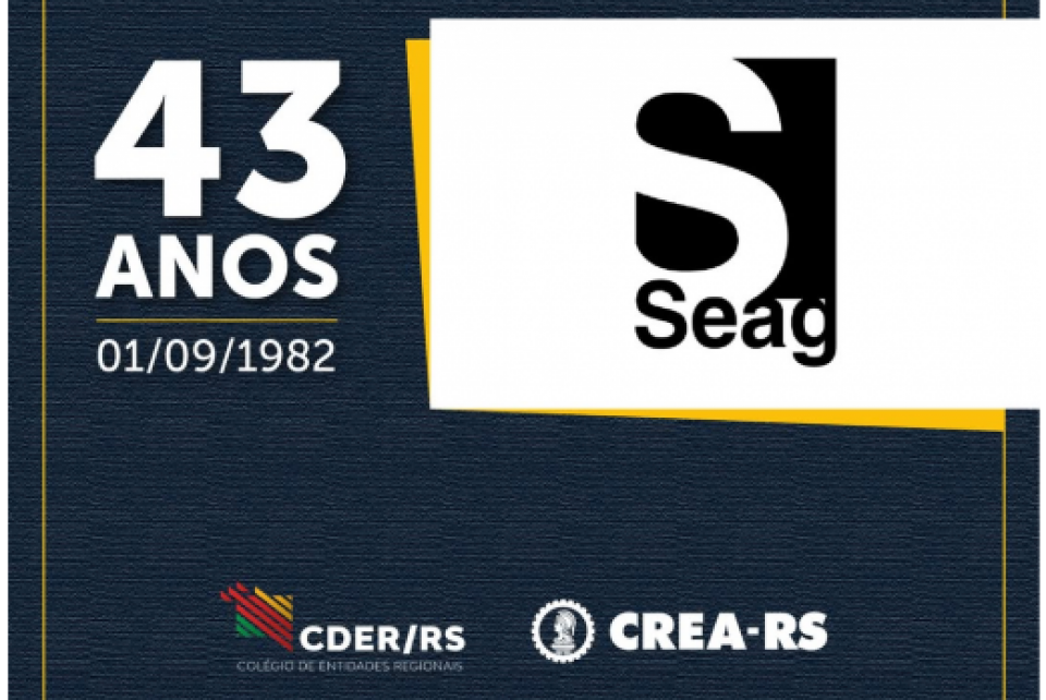 SEAG comemora 43 anos