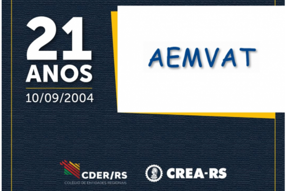 AEMVAT comemora 21 anos de fundação