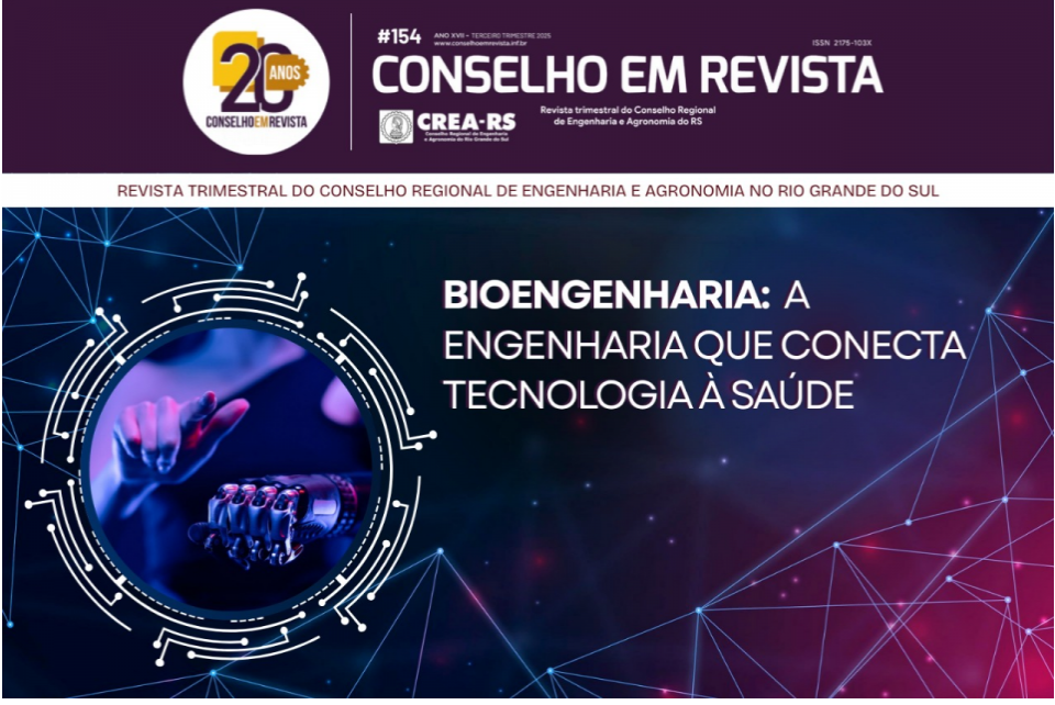 Engenharia Biomédica é matéria de capa da Conselho em Revista