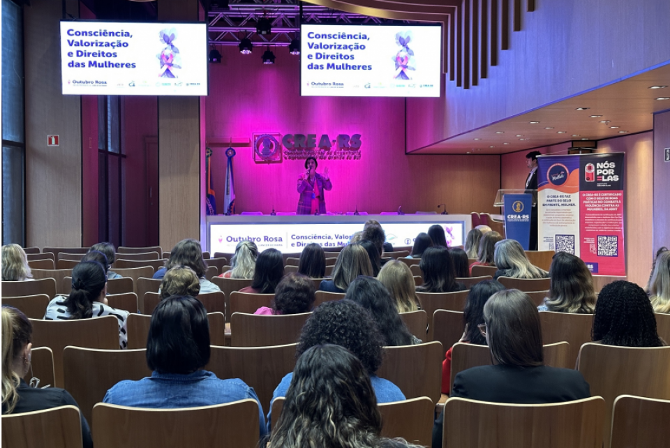 CREA-RS promove manhã de palestras e depoimentos sobre a saúde da mulher