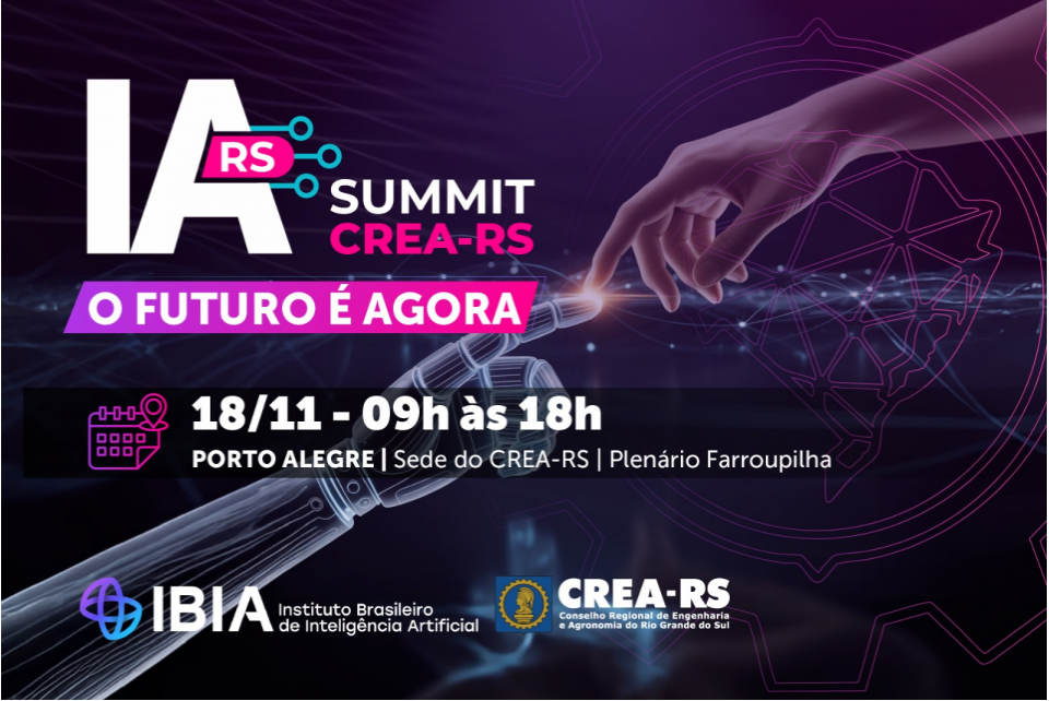 CREA-RS promove 1º Summit de Inteligência Artificial