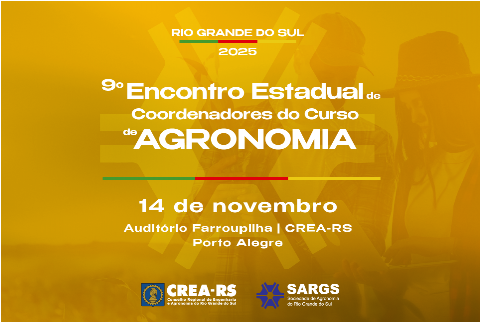 CREA-RS promove 9ª Encontro de Coordenadores de Curso de Agronomia