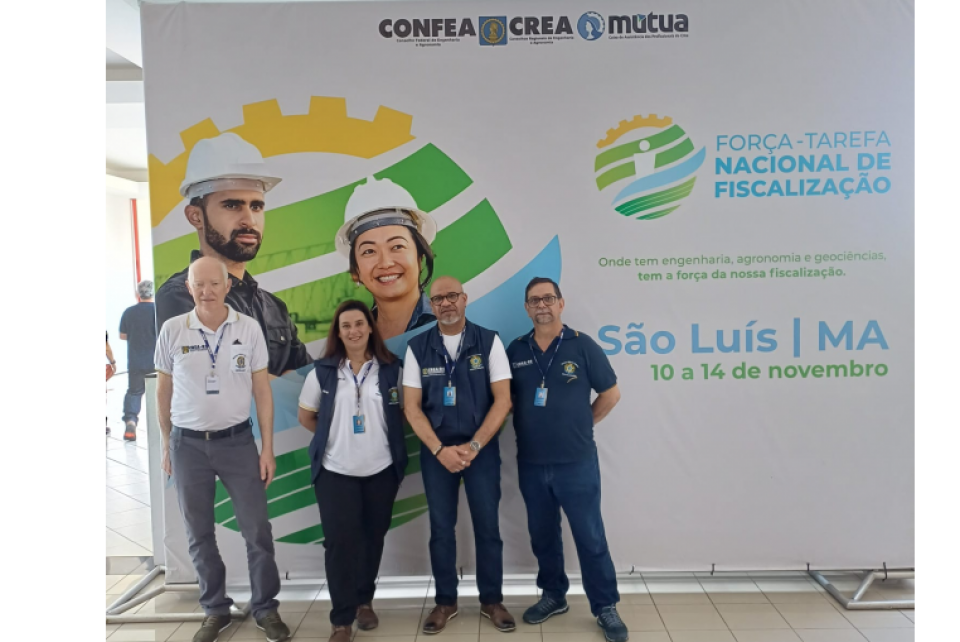CREA-RS participa da 8ª Força Tarefa Nacional de Fiscalização em São Luís