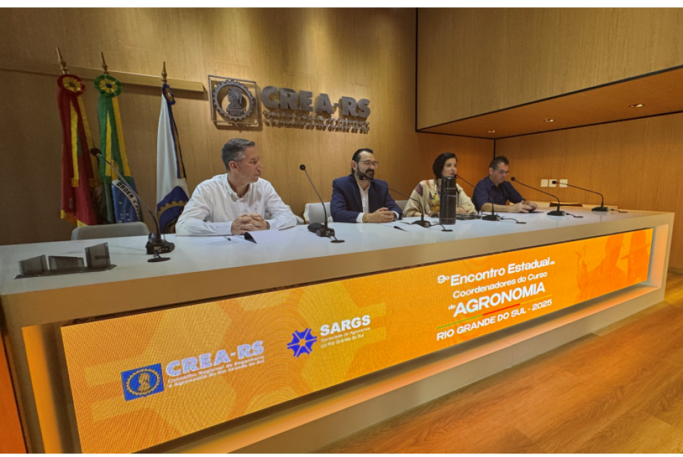 Plenário Farroupilha do CREA-RS sedia o 9º Encontro de Coordenadores de Curso de Agronomia do Estado