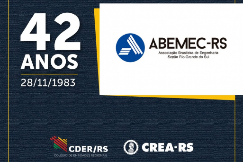 ABEMEC-RS: 42 anos de fortalecimento da Engenharia Mecânica
