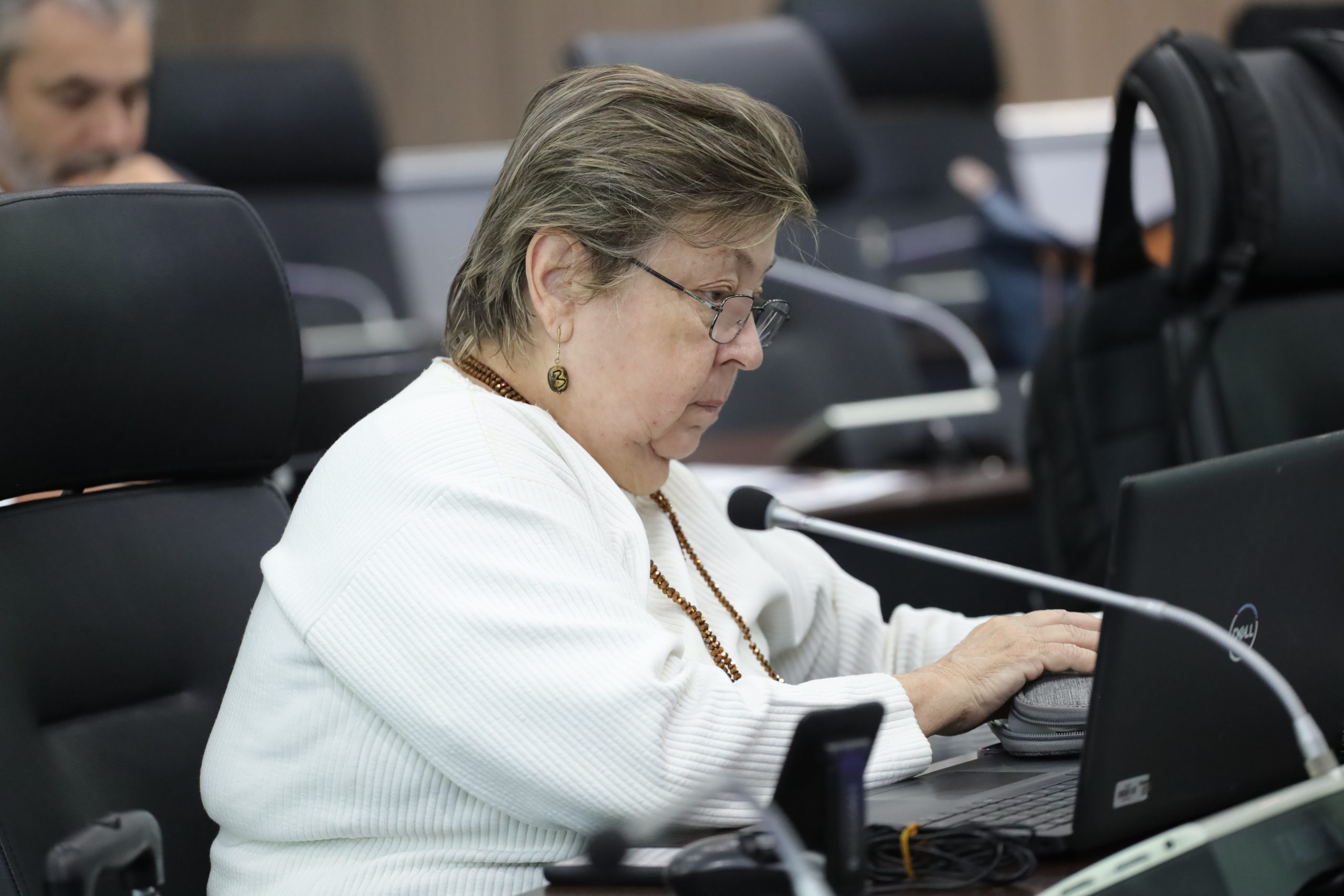 Chanceler do Mérito, eng. civ. Carmen Petraglia