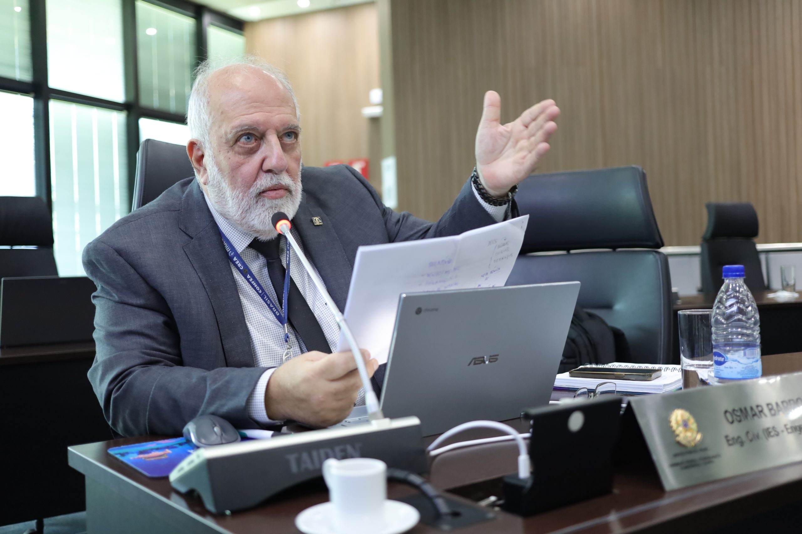 Coordenador da Ceap, eng. civ. Osmar Barros Júnior