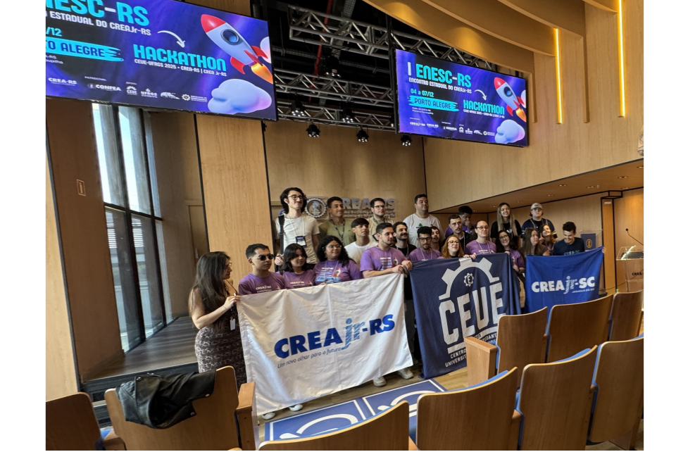Desafio Hackathon aproxima de forma inédita estudantes de engenharia e CREA-RS