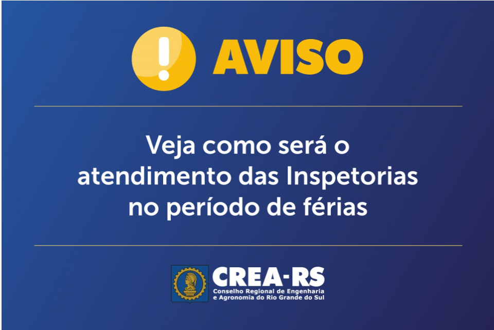 Veja como será o atendimento das Inspetorias no período de férias