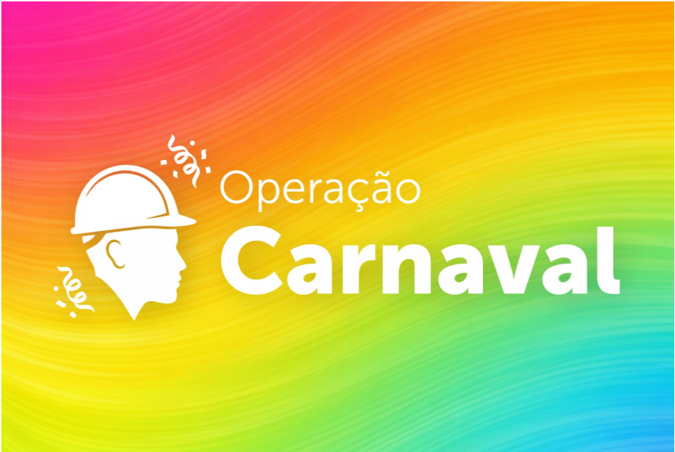Carnaval legal para a diversão segura