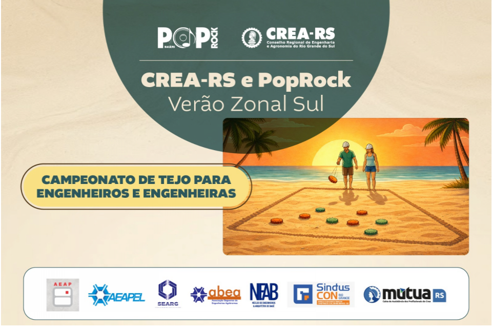 CREA-RS se une à Pop Rock no Estação Verão 2026