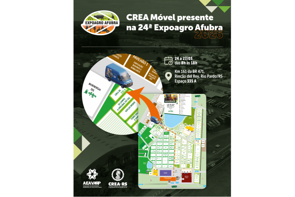CREA-RS presente na 24ª Expoagro Afubra