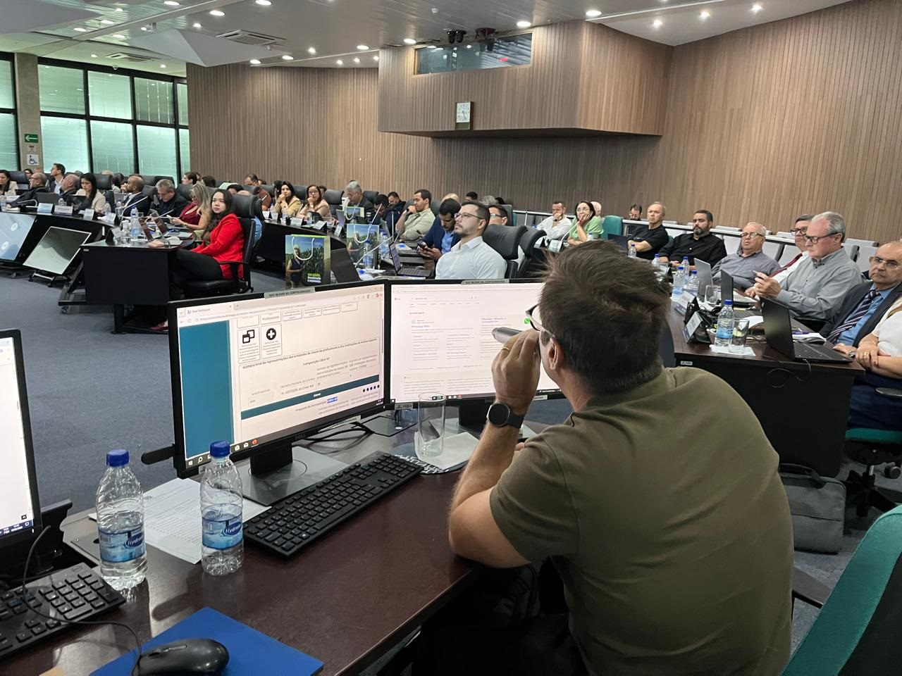 Assessor da presidência Bruno Taves discorreu sobre os parâmetros técnicos utilizados pelo novo sistema