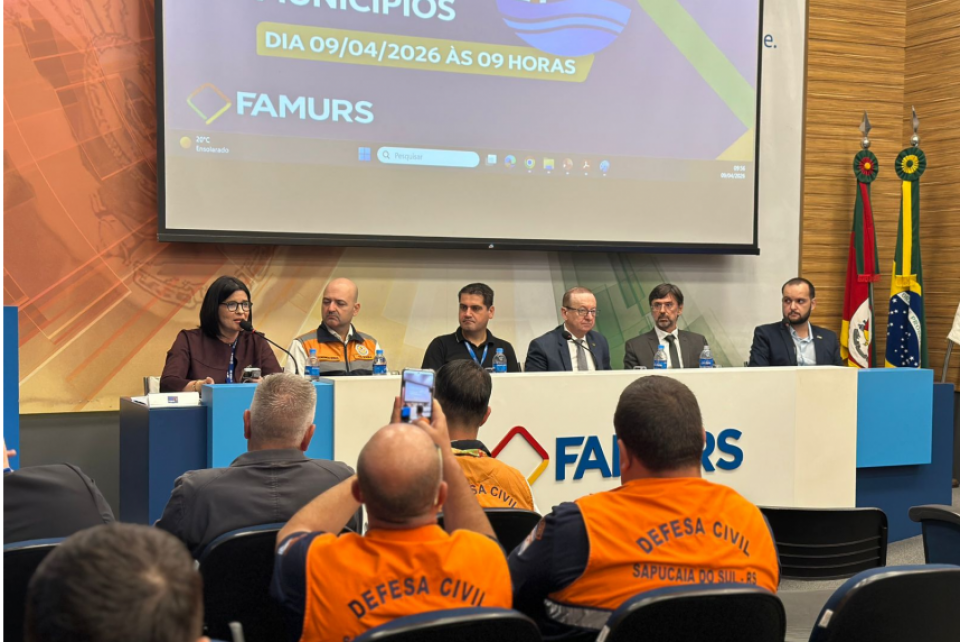 Presidente do CREA-RS participa de Seminário sobre resiliência climática nos municípios