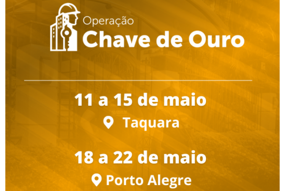 CREA-RS intensifica fiscalização em condomínios com Operação Chave de Ouro