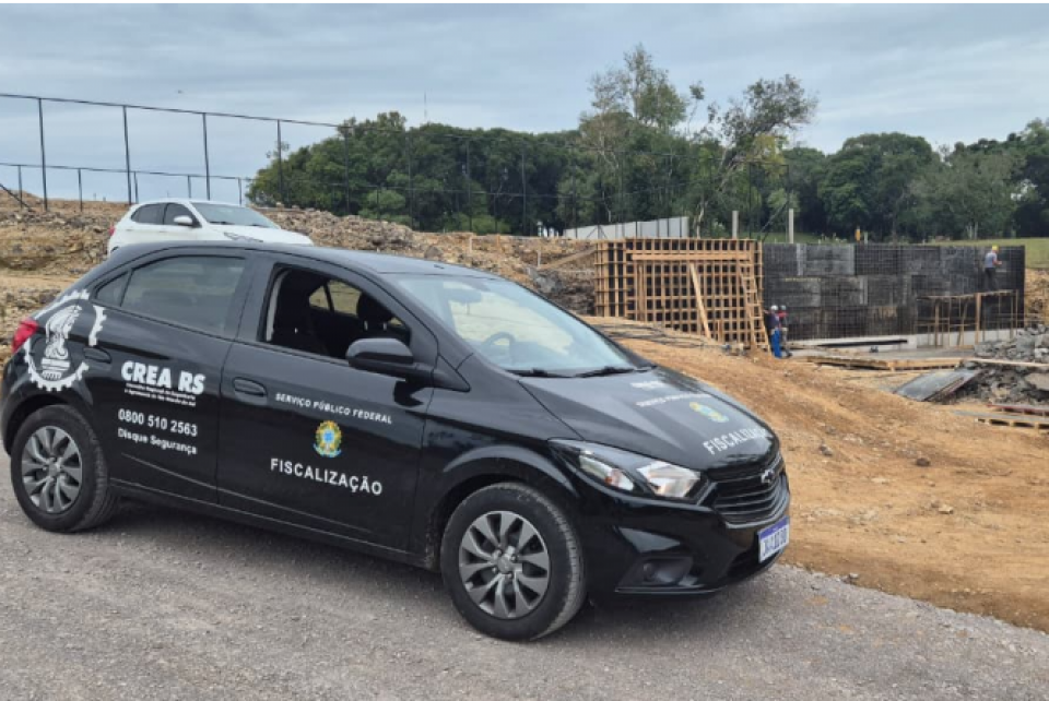 CREA-RS fiscaliza obras de condomínio de alto padrão em Caxias do Sul