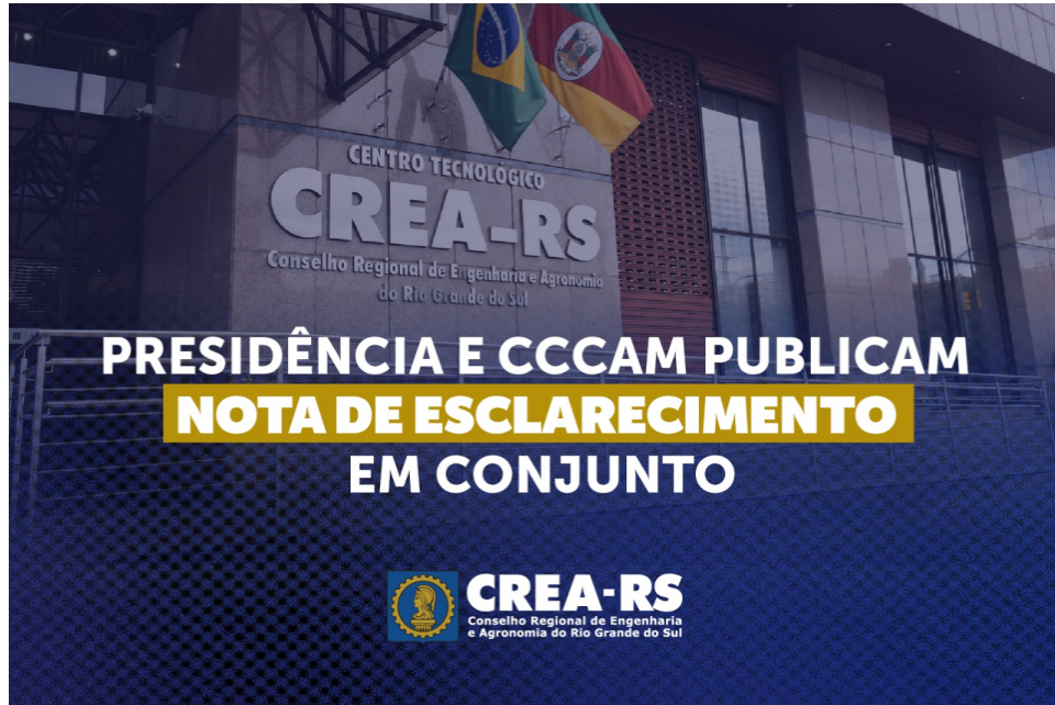 Presidência e CCCAM divulgam nota em conjunto de esclarecimento